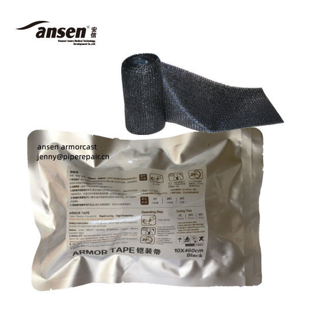 Factory Balck Armorcast 4561 100mm 4.6m structural material Fiberglass Wrap Armor Cast Tape Bandage