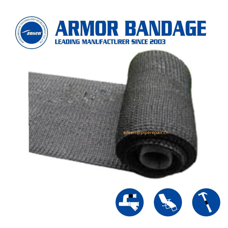 4”x4.57 m Armorcast Long life Armor bandage Cast Tape for cable jacket repair