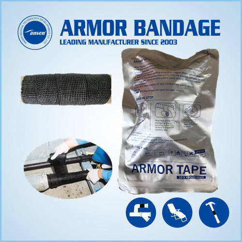 Made in China Cold Shrink Wraparound Cable Sheath Repair Kits Armor cast Fiberglass Tape 4 inches x 15 pies