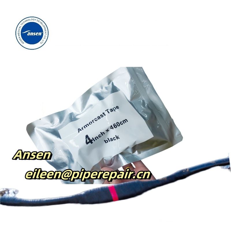 Power Cable Accessories Wrap Anti-Fire Fiberglass Repair Tape Armorcast Wrap For Cable Connection