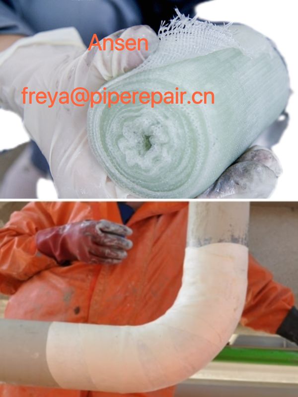 Fibreglass Saturated with Water-Activated Polyurethane pipe repair bandage for High Strength and Elasticity