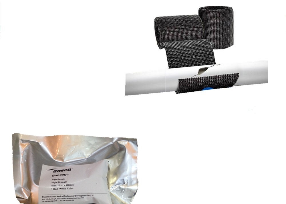 Quick Repair Kit For Pipe pipe repair bandage for corroded pipe Reinforcement,Industrial Fiberglass Material Pipe Repair